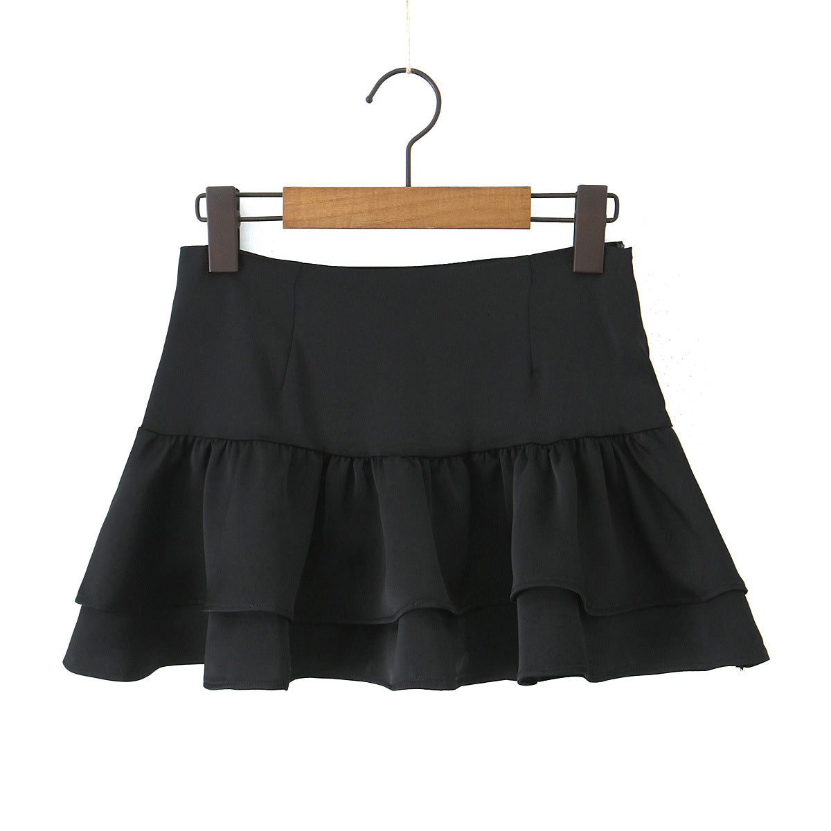 Pleated Skirt with Ruffle Hem for Girls' Summer