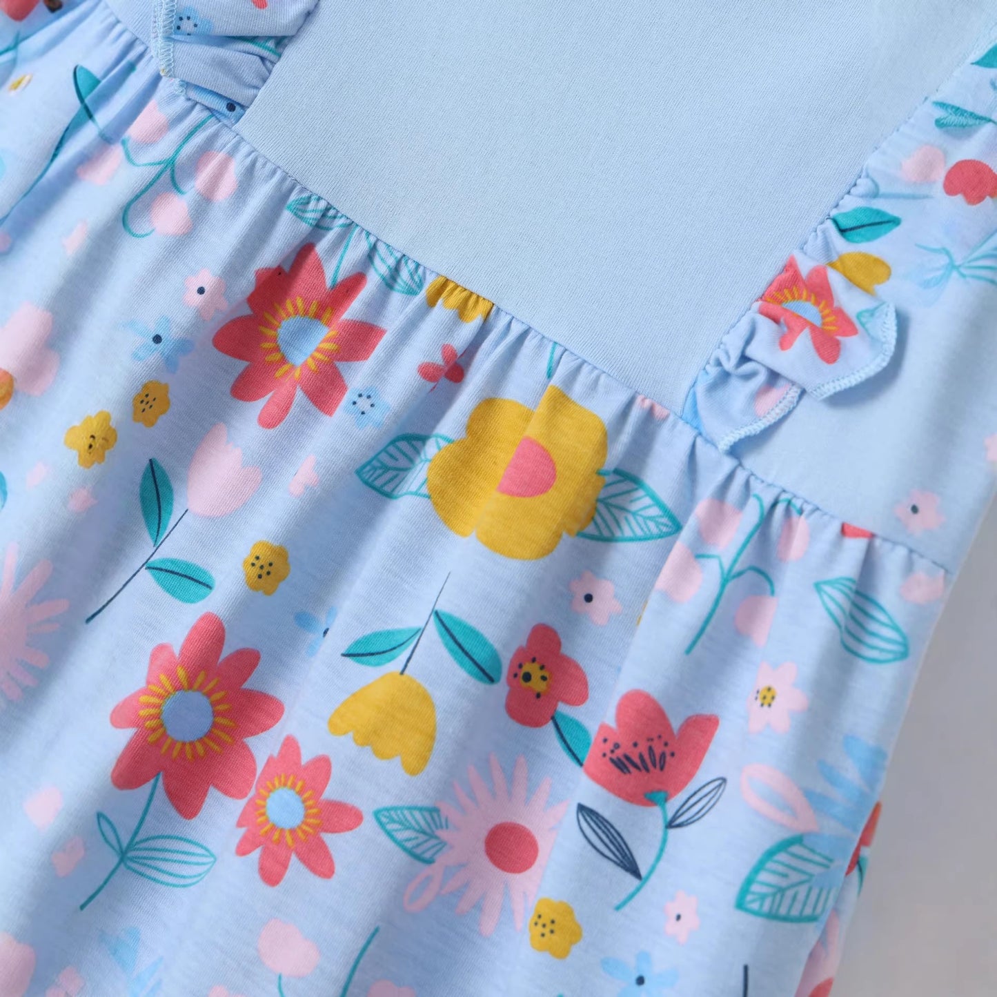 Cartoon Lace Sleeveless Round Neck Princess Dress for Girls
