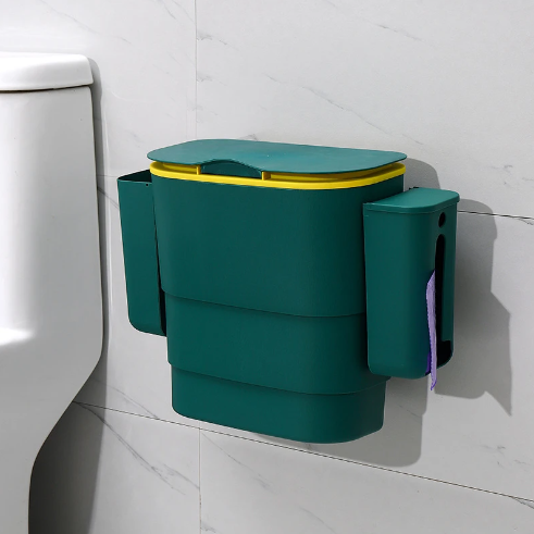 SlideAway Wall-Mount Trash Bin