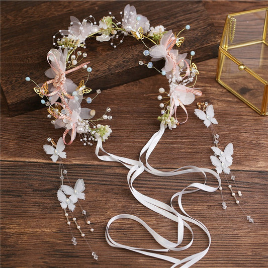 Flower Boy Headwear Korean Edition Super Immortal Princess Wreath Girls Head Flower Performance Photo With Childrens Jewelry