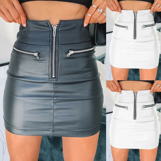 Womens Zipper Skirt