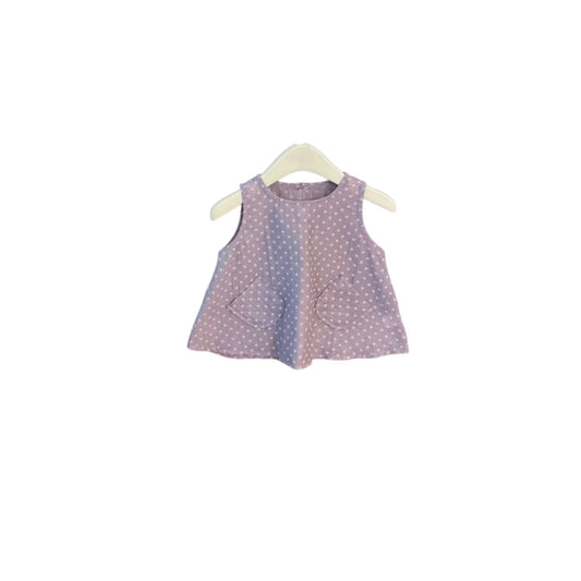 Purple Tone! Girls' Floral Dress Small Flower Sleeveless Dress with Shorts