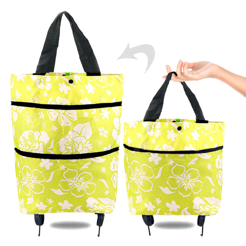 Portable Foldable Shopping Cart with Wheels