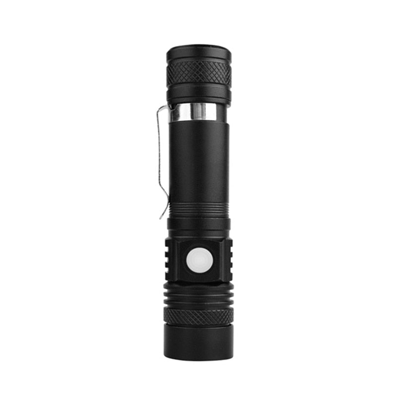 Rechargeable High-Intensity Flashlight with Zoom T6