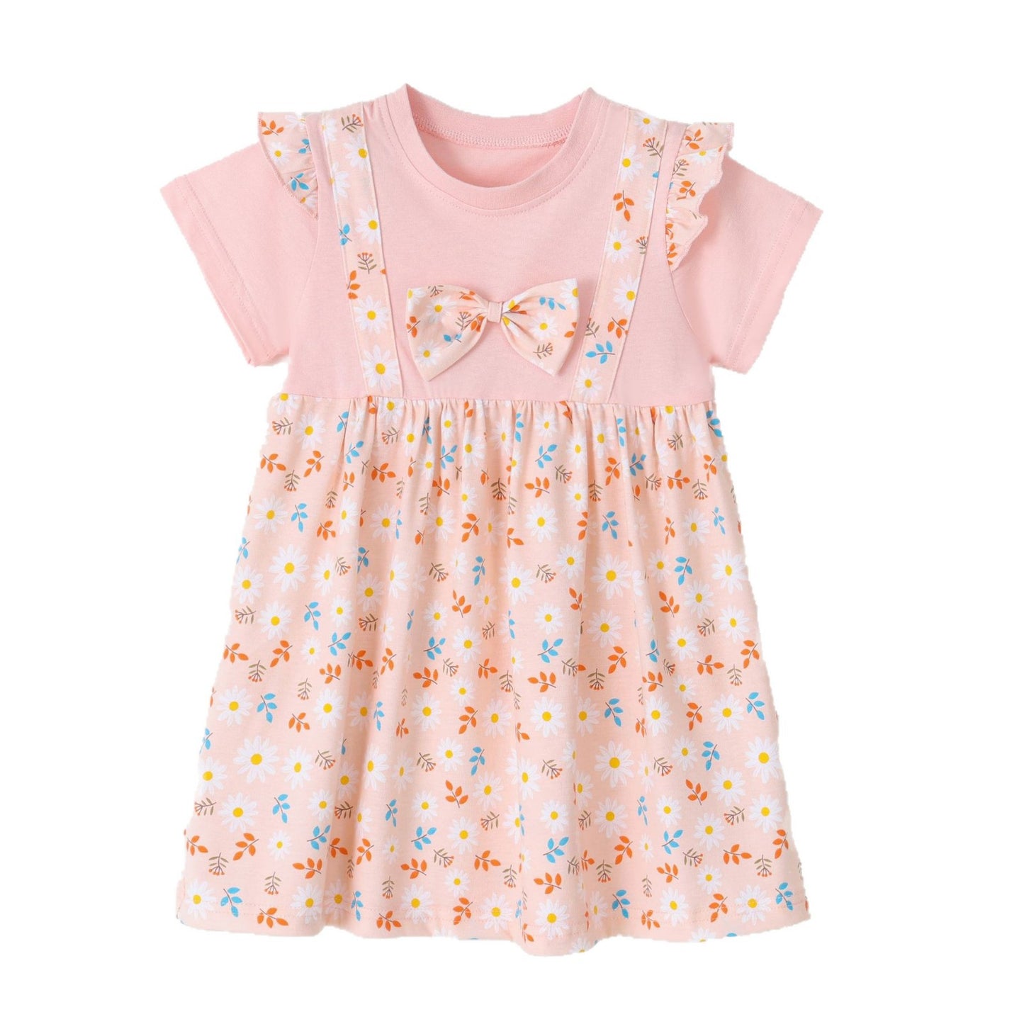 Style Girls' Dress with Bow Lace, Princess Dress