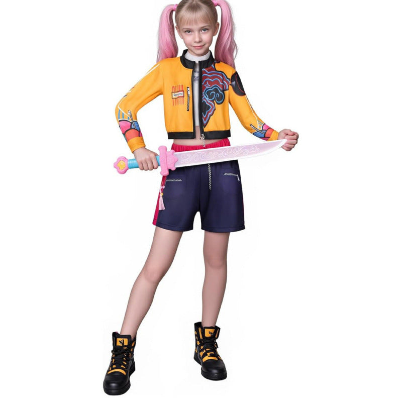 Demon Hunters Halloween Costume Cosplay Hero Outfit for Girls