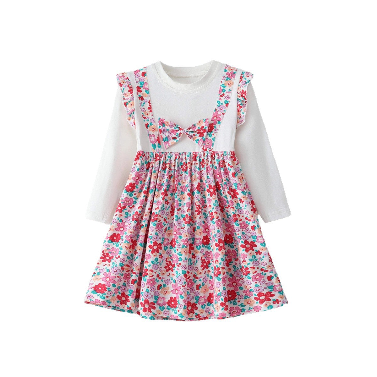 Girls Bow Dress Style Cute Children's Clothing