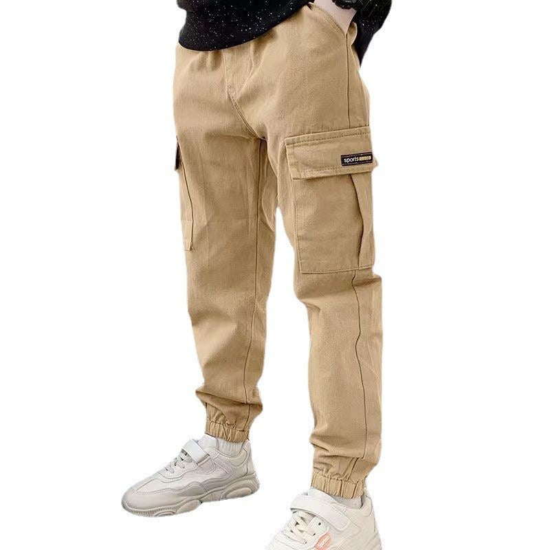 Pure cotton boys' pants,