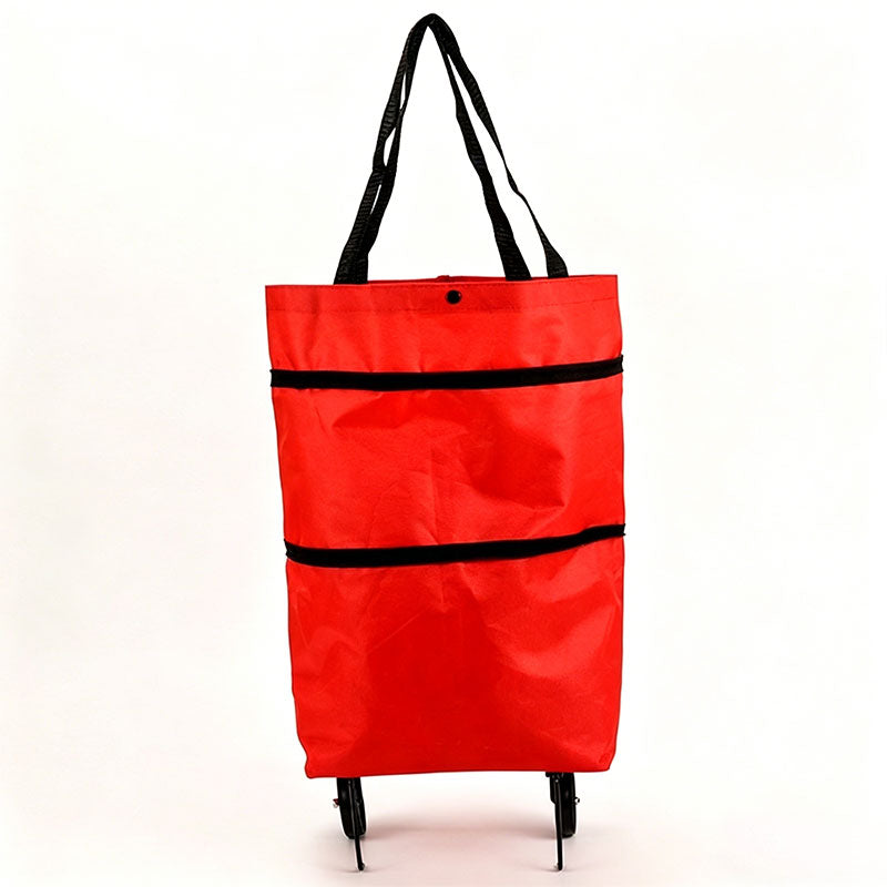 Portable Foldable Shopping Cart with Wheels