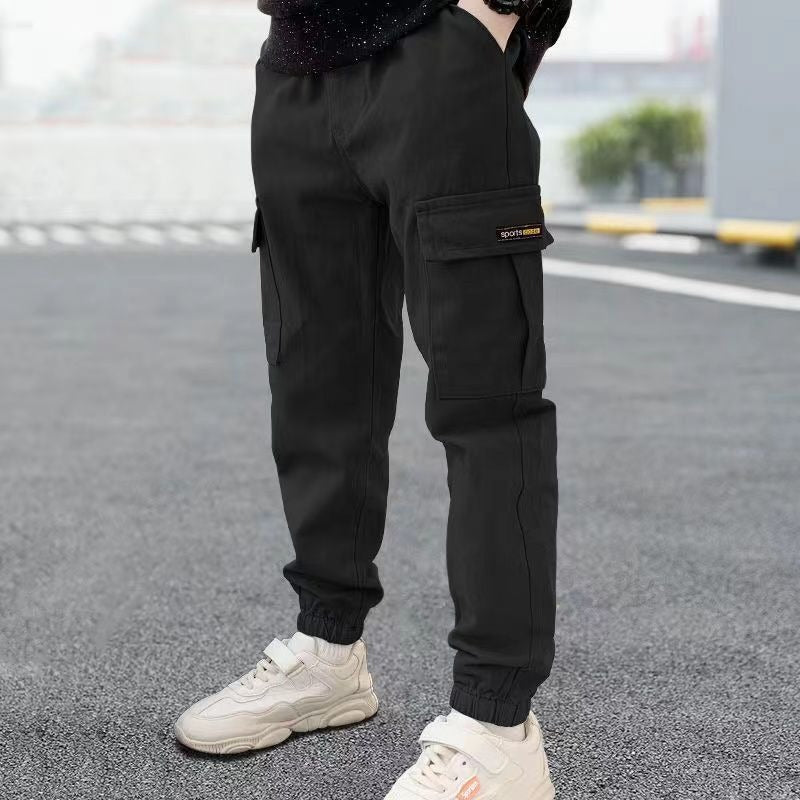 Pure cotton boys' pants,
