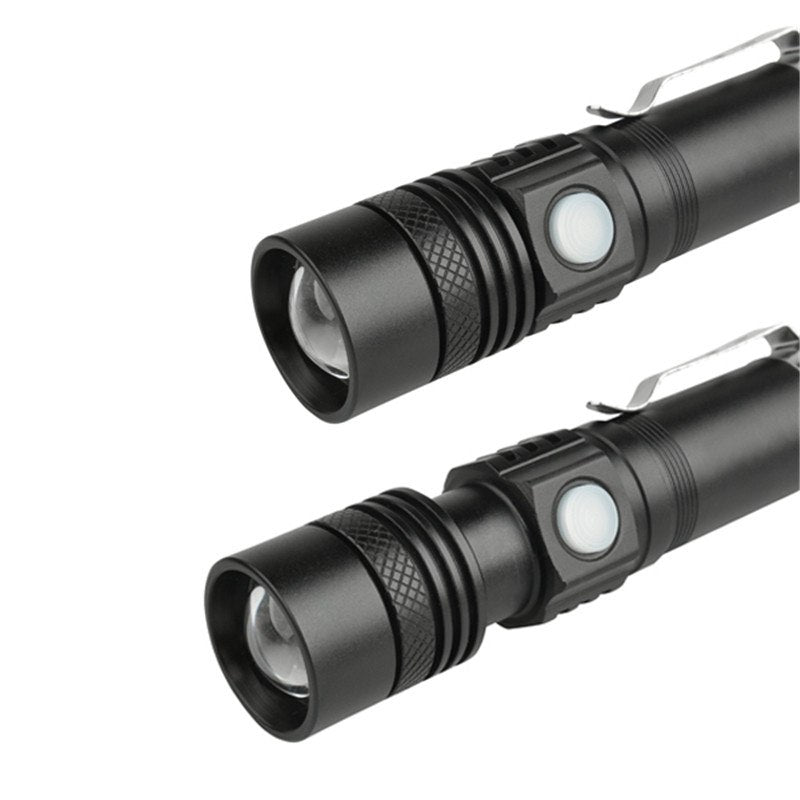 Rechargeable High-Intensity Flashlight with Zoom T6