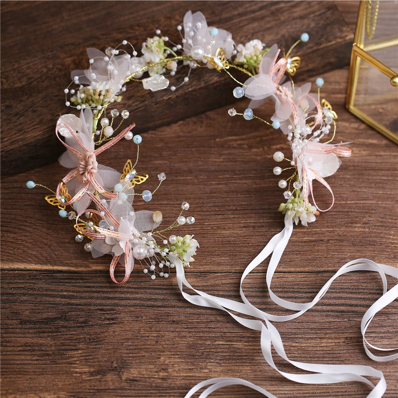Flower Boy Headwear Korean Edition Super Immortal Princess Wreath Girls Head Flower Performance Photo With Childrens Jewelry