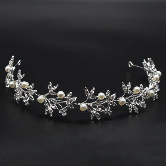 Bridal Jewelry, Alloy Rhinestones, Wedding Hair Accessories, Headbands, European and American Wedding Dresses, Headdress Accesso