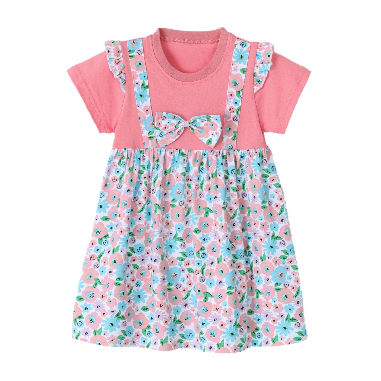 Style Girls' Dress with Bow Lace, Princess Dress