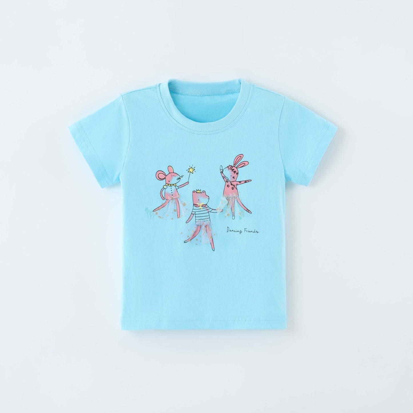 Girls' Short Sleeve T-Shirt Pullover