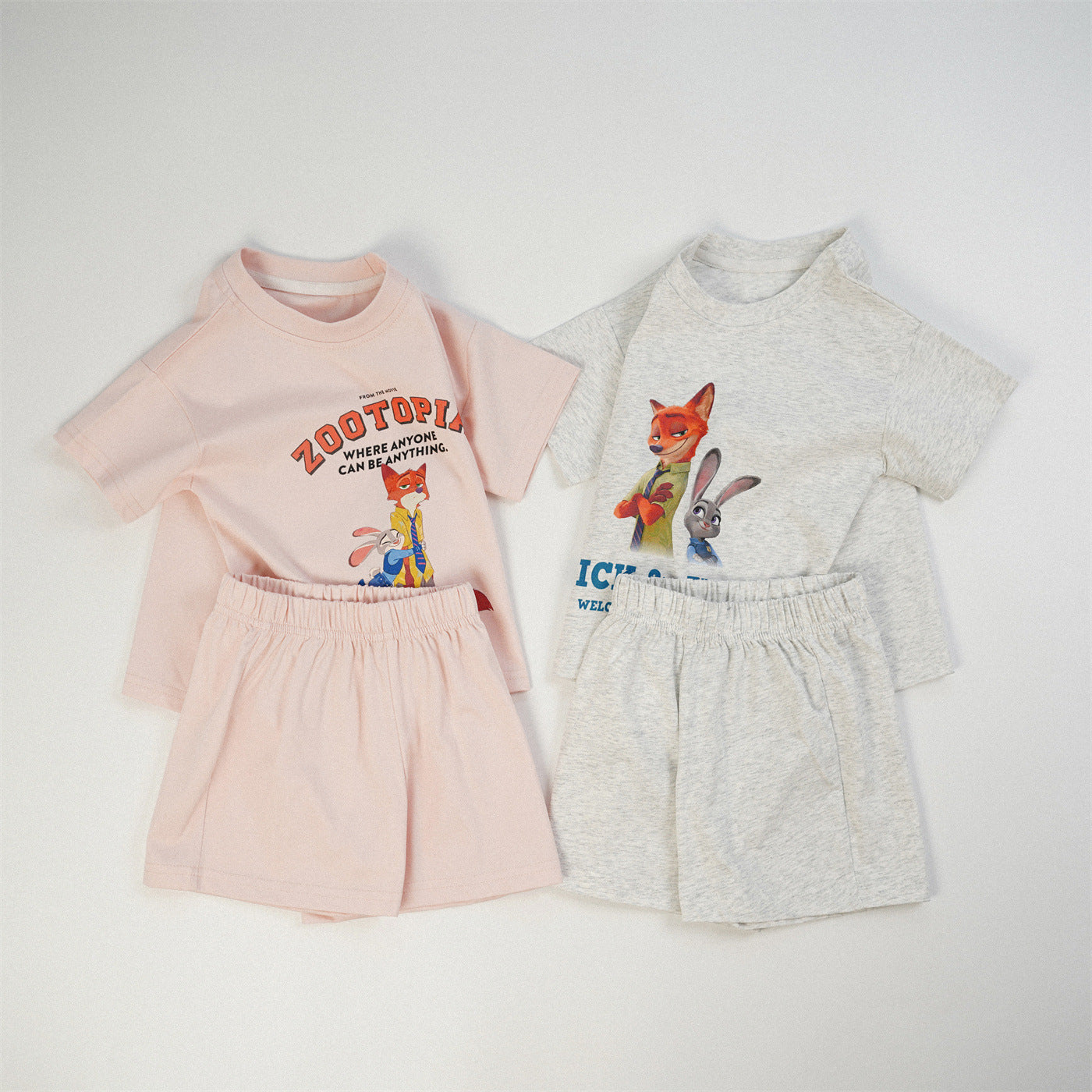 Short sleeved shorts for girls