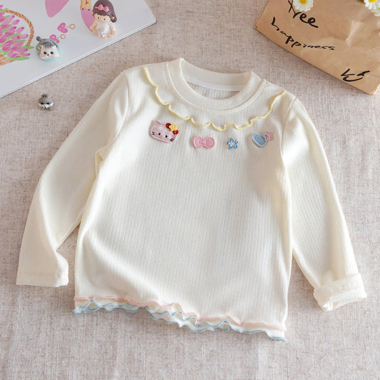 Girls' long sleeved T-shirt