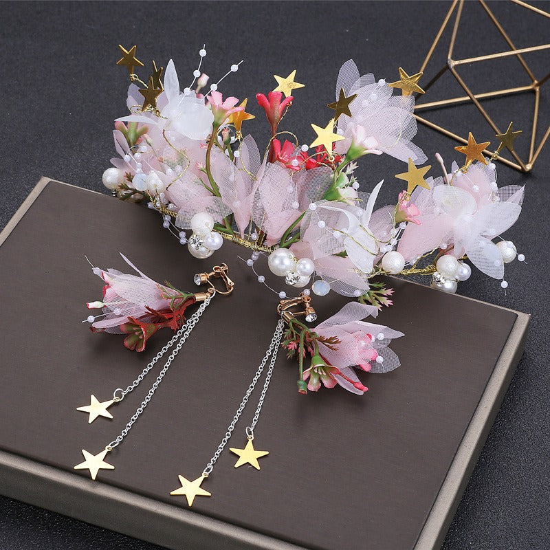 Flower Boy Headwear Korean Edition Super Immortal Princess Wreath Girls Head Flower Performance Photo With Childrens Jewelry