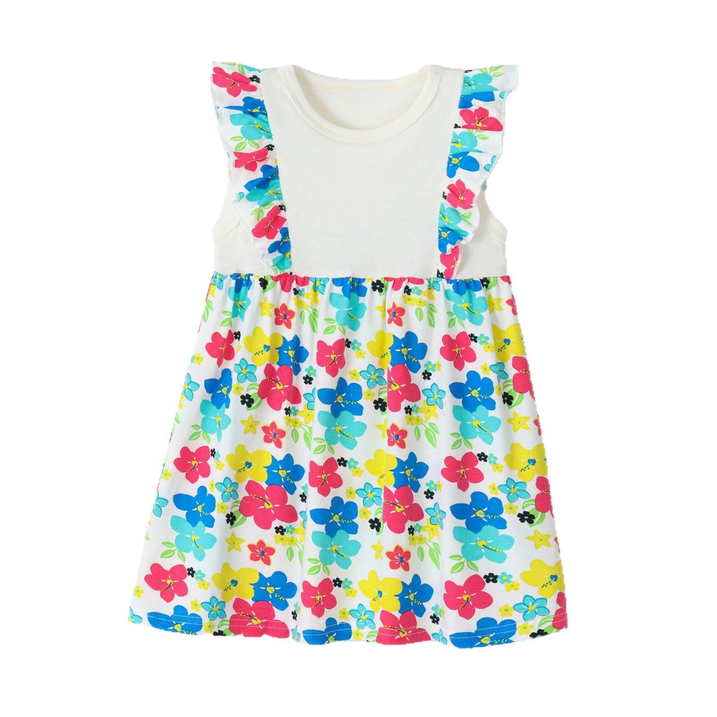 Knitted Sleeveless Bow Dress for Girls