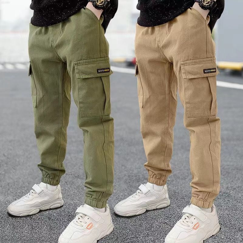 Pure cotton boys' pants,