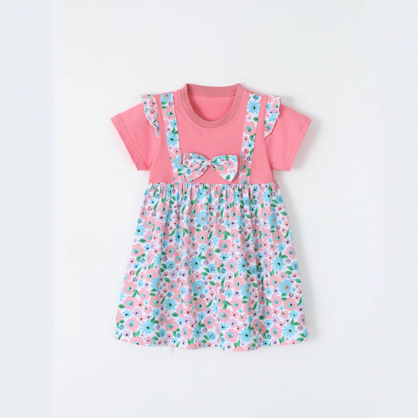 Style Girls' Dress with Bow Lace, Princess Dress