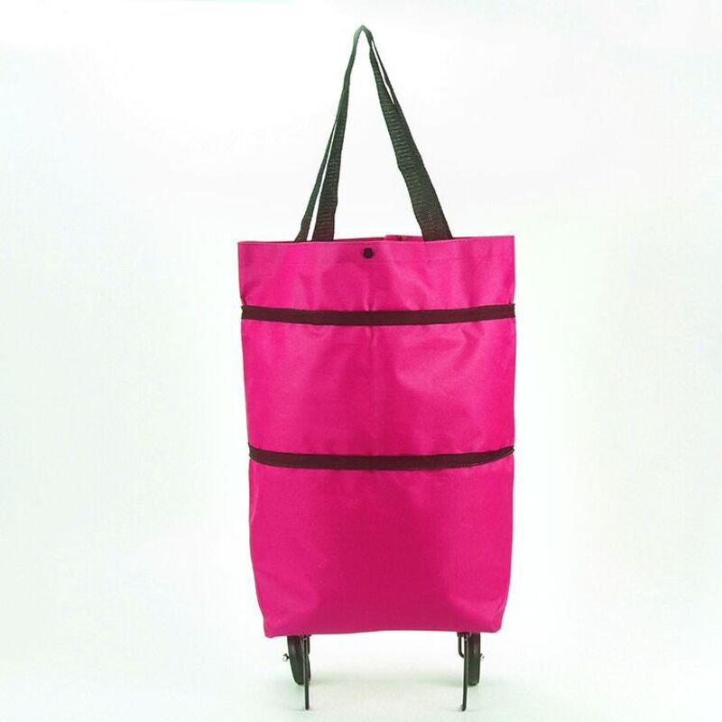 Portable Foldable Shopping Cart with Wheels