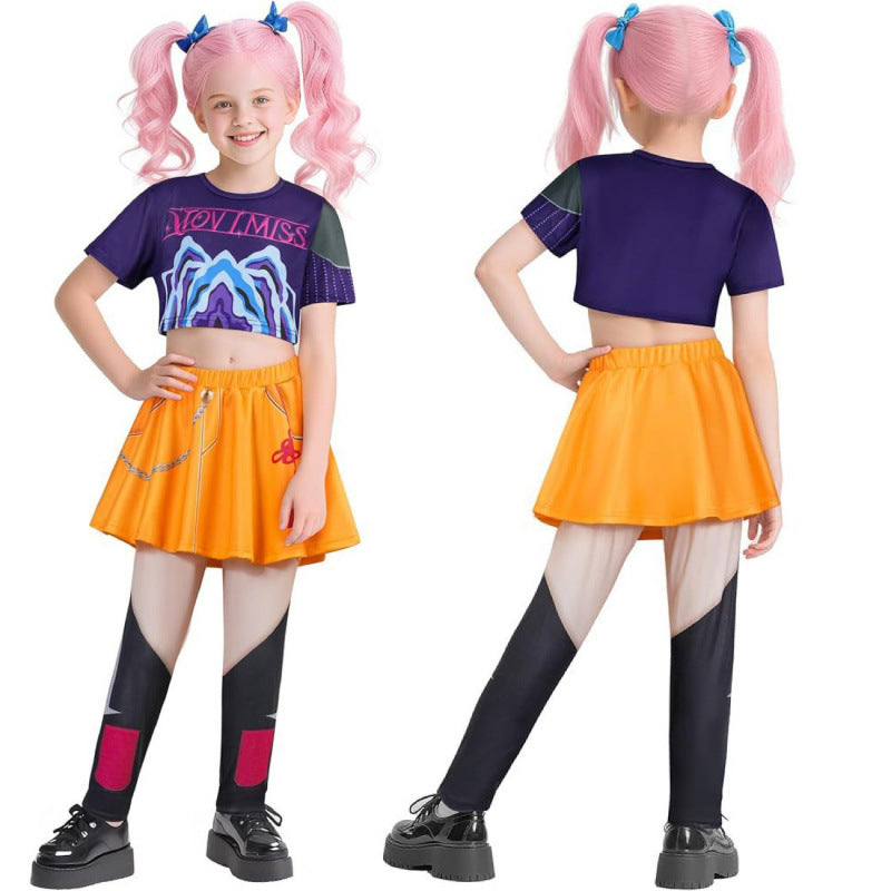 Demon Hunters Halloween Costume Cosplay Hero Outfit for Girls