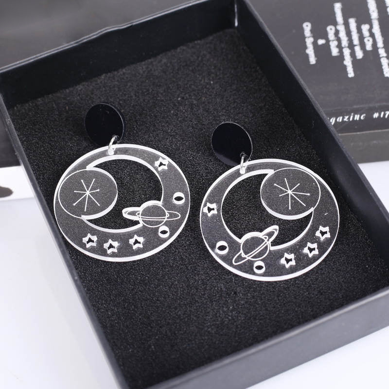 Saturn Earrings for Womens