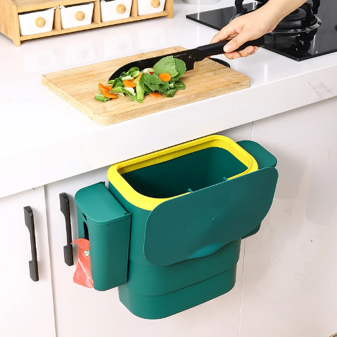 SlideAway Wall-Mount Trash Bin