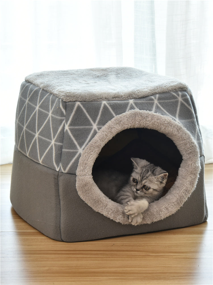 Pd Cat Bed Villa - Dual Use Space Capsuleet Dog an
